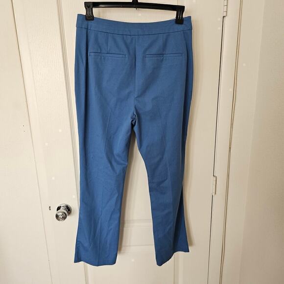Derek Lam 10 Crosby Malika Slim Slit Pant Blue Size 12 - Picture 3 of 10